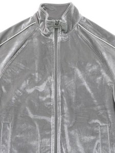 画像3: 【SALE】PRO CLUB VELOUR TRACK JACKET SILVER (3)