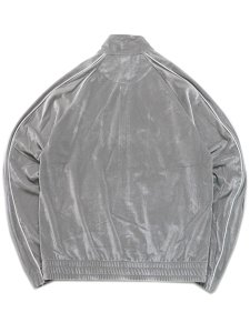 画像2: 【SALE】PRO CLUB VELOUR TRACK JACKET SILVER (2)