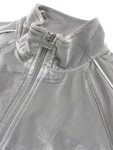画像9: 【SALE】PRO CLUB VELOUR TRACK JACKET SILVER (9)