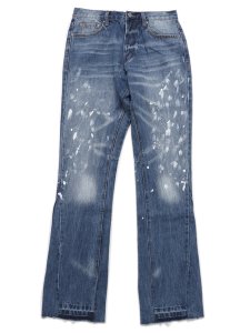 画像1: 【送料無料】mnml B400 FLARE DENIM BLUE (1)