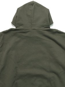 画像4: 【SALE】LOS ANGELES APPAREL 14oz HEAVY FLEECE HOODED PULLOVER-OLIVE (4)