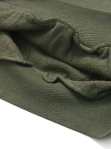 画像6: 【SALE】LOS ANGELES APPAREL 14oz HEAVY FLEECE HOODED PULLOVER-OLIVE (6)