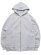 画像1: 【送料無料】LOS ANGELES APPAREL 14oz HEAVY FLEECE HOODED ZIP UP-ASH (1)