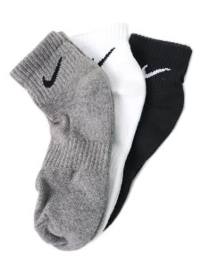 画像2: NIKE 3P EVERYDAY CUSHION QUARTER SOCKS (2)