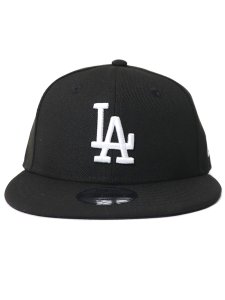 画像2: 【KIDS】NEW ERA CHILD 9FIFTY DODGERS BLACK/WHITE (2)