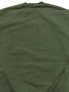 画像4: 【SALE】LOS ANGELES APPAREL 14oz GD HEAVY FLEECE PO CREW-ARMY (4)