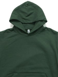 画像3: 【SALE】【送料無料】LOS ANGELES APPAREL 14oz GD HEAVY FLEECE HOODED PO-IVY (3)