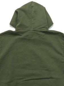 画像4: 【SALE】【送料無料】LOS ANGELES APPAREL 14oz GD HEAVY FLEECE HOODED PO-ARMY (4)