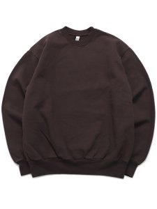 画像1: 【送料無料】LOS ANGELES APPAREL 14oz GD HEAVY FLEECE PO CREW-CHOCOLATE (1)