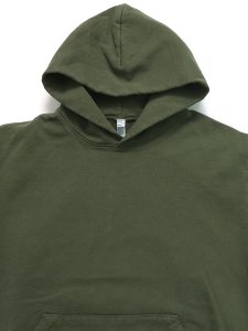 画像3: 【SALE】【送料無料】LOS ANGELES APPAREL 14oz GD HEAVY FLEECE HOODED PO-ARMY (3)