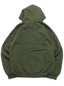 画像2: 【SALE】【送料無料】LOS ANGELES APPAREL 14oz GD HEAVY FLEECE HOODED PO-ARMY (2)