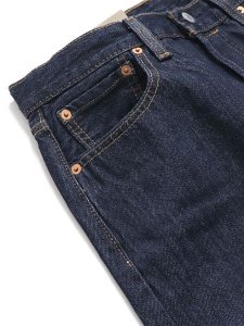 画像6: 【送料無料】LEVI'S 501 ORIGINAL JEANS-RINSE (6)