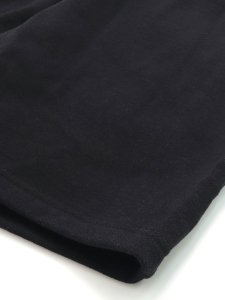 画像9: LOS ANGELES APPAREL 14oz HEAVY FLEECE MID SHORT-BLACK (9)
