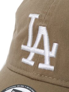 画像6: NEW ERA 9TWENTY CLOTH STRAP WASHED DODGERS KH/WH (6)