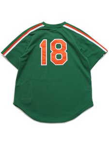 画像2: 【送料無料】MITCHELL & NESS AUTHENTIC MESH BP-DARRYL.S 88 #18 METS (2)