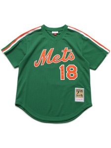 画像1: 【送料無料】MITCHELL & NESS AUTHENTIC MESH BP-DARRYL.S 88 #18 METS (1)