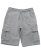 画像1: PRO CLUB FRENCH TERRY 11" CARGO SHORT HEATHER GREY (1)