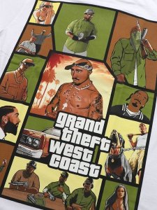 画像3: STREET WEAR SUPPLY GRAND THEFT WEST COAST TEE (3)