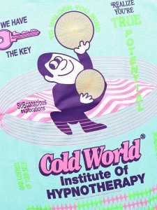 画像4: 【MEGA SALE】COLD WORLD FROZEN GOODS HYPNOTIZED MINDS TEE CELADON (4)
