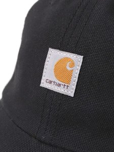 画像5: 【KIDS】CARHARTT KIDS CANVAS CAP-CAVIAR BLACK (5)