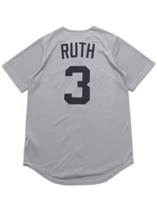 画像2: 【SALE】【送料無料】NIKE COOPERSTOWN JERSEY YANKEES BABE RUTH #3 (2)