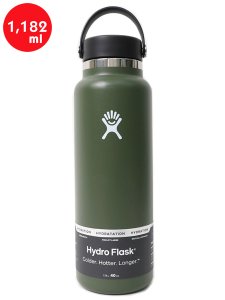 画像1: Hydro Flask HYDRATION 40 OZ WIDE MOUTH-OLIVE (1)