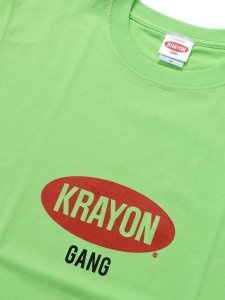 画像3: 【MEGA SALE】KRAYON GANG OVAL LOGO TEE LIGHT GREEN (3)