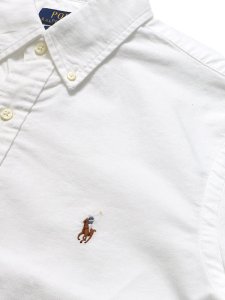 画像3: 【SALE】【送料無料】POLO RALPH LAUREN CLASSIC FIT OXFORD BD S/S SHIRT (3)