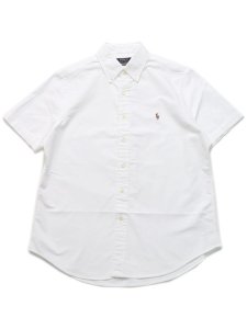 画像1: 【送料無料】POLO RALPH LAUREN CLASSIC FIT OXFORD BD S/S SHIRT (1)