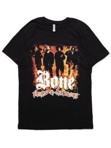 画像1: 【SALE】CONTROL INDUSTRY BONE THUGSN-HARMONY CLASSIC FLAMES TEE (1)