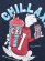 画像3: 【MEGA SALE】TRAU & LOEVNER CHILLAXIN ICEE TEE NAVY HEATHER (3)