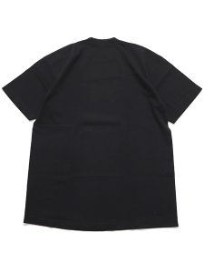 画像2: LOS ANGELES APPAREL 6.5oz GARMENT DYED CREW TEE-BLACK (2)
