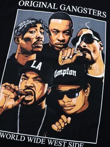 画像3: STREET WEAR SUPPLY OG GANGSTERS WORLD WIDE WEST SIDE TEE (3)