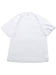 画像1: LOS ANGELES APPAREL 6.5oz GARMENT DYED POCKET TEE-WHITE (1)