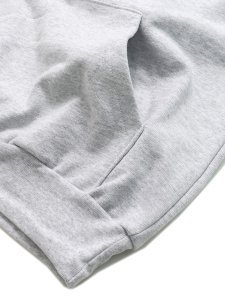 画像5: 【SALE】LOS ANGELES APPAREL 14oz HEAVY FLEECE NS HOODED PULLOVER-ASH (5)