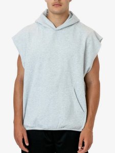 画像7: 【SALE】LOS ANGELES APPAREL 14oz HEAVY FLEECE NS HOODED PULLOVER-ASH (7)