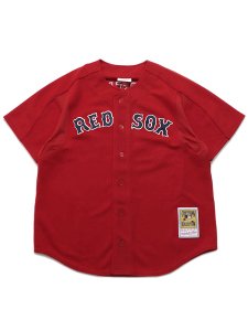 画像1: 【送料無料】MITCHELL & NESS AUTHENTIC MESH BP-D.ORTIZ 04 #34 RED SOX (1)