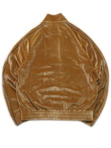 画像2: 【SALE】PRO CLUB VELOUR TRACK JACKET CHOCO BROWN (2)