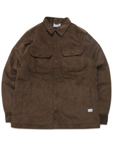 画像1: 【送料無料】PRO CLUB CORDUROY CHORE JACKET-MOCHA (1)