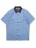 画像1: 【SALE】DICKIES V.ALVAREZ BLOCK COLLAR WORK SHIRT GULF B (1)