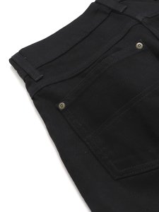 画像5: 【送料無料】PRISON BLUES BLACK RINSED BASIC RELAXED FIT JEAN (5)