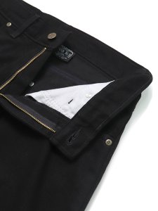 画像4: 【送料無料】PRISON BLUES BLACK RINSED BASIC RELAXED FIT JEAN (4)