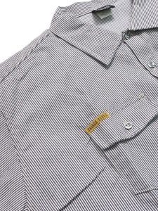 画像5: 【送料無料】PRISON BLUES HICKORY L/S BUTTON FRONT SHIRT (5)