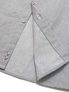 画像3: 【送料無料】PRISON BLUES HICKORY L/S BUTTON FRONT SHIRT (3)