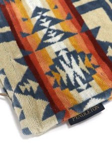 画像4: PENDLETON CUSTOM TOWEL PILLOW CHIEF JOSEPH SLATE (4)
