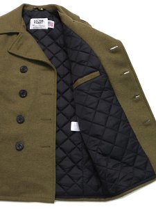 画像6: 【SALE】【送料無料】SCHOTT 740US PEACOAT OLIVE (6)
