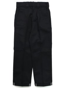 画像1: 【SALE】DICKIES TWILL CUFFED WORK PANT-BLACK (1)