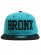 画像2: 【SALE】MU:KA: HEADWEAR BRONX SNAPBACK CAP TEAL/BLACK (2)