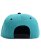 画像3: 【SALE】MU:KA: HEADWEAR BRONX SNAPBACK CAP TEAL/BLACK (3)