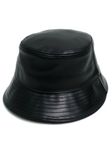 画像1: NEW HATTAN GENUINE LEATHER BUCKET HAT (1)